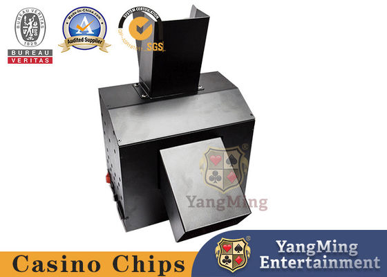 Glücksspielprodukte Casino ABS Papier Poker Karte Qualität Unterhaltung Metall Spielkarten Shredder Texas Chips Anpassen