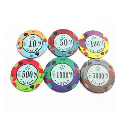 Casino Custom Ceramic Chips Texas Hold′em Table Game Chips
