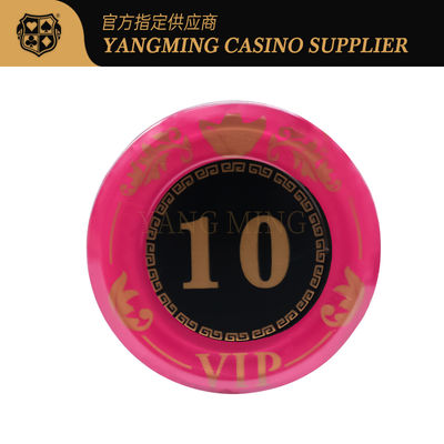 Professionelles Casino-Acryl-Chip-Set Baccarat Acryl-Chip-Set mit 760 Kristall-Poker-Chips