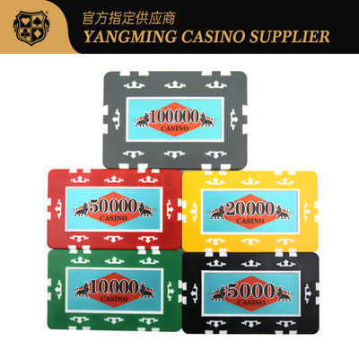 New Upgrade Casino 760 Stücke von Clay Chips Texas Hold'em Poker Tisch Spiel Chips Set