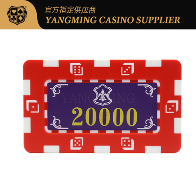 Neues Upgrade Spezielles Ton-Eisenkern ABS Casino-Chip-Set mit Box für Schachzimmer