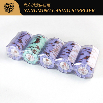 Hersteller's neue, kundenspezifische, vollständig matte, kundenspezifische 100-teilige 45-mm-Casino-Chip-Tablett