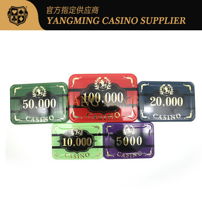 760 Acrylchips Baccarat Texas Hold'em Tischspiel mit Schließfach