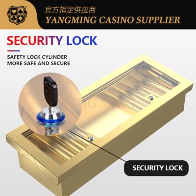 Anpassbares Metall-Casino-Chip-Tray für sichere und stilvolle Chipverwaltung für Casino-Spiele