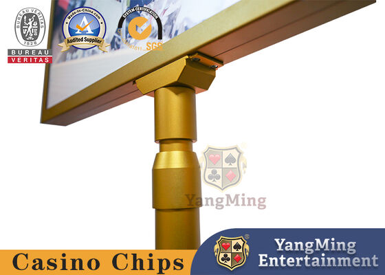 Vergoldetes 27 Zoll-Computer-Monitor-Kasino doppelseitiges HD Flüssigkristall-Rose einziehbar