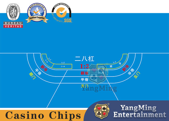 Hersteller-eingerichtet Grün zwei-und-acht-Bars-Push-Kegel Würfel Poker Casino Spiel Layout