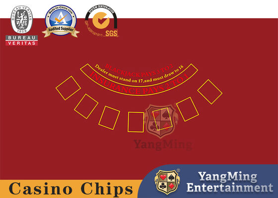 Texas Holdem Poker Blackjack Black Jack Hochwertiges wasserdichtes und flammhemmendes professionelles Tischtuch