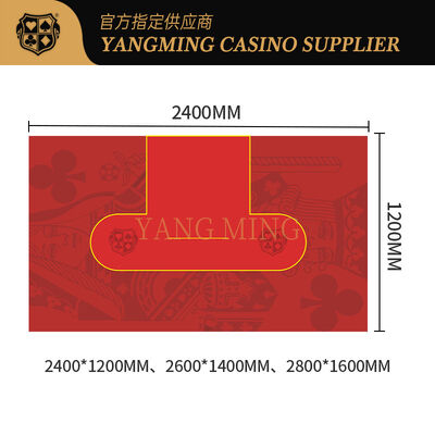 Gewässerdichte Casino-Tischdecke für 9 Spieler Texas Holdem Poker-Tischspiel