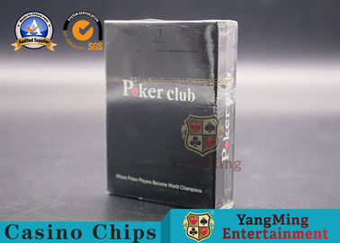 Texas Poker Club Playing Cards / Waterproof Plastic Large Print Gambling Table Cards