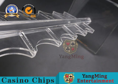 Casino Acryl Transparent Poker Chips Fall Spieltisch Plastik Chips Träger Roulette Casino Custom Halter