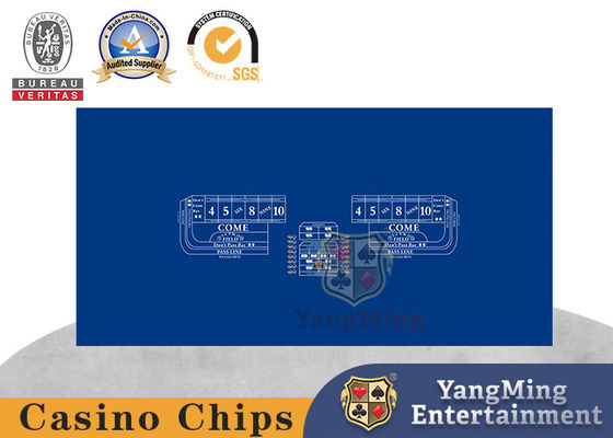 Design Maßgeschneiderter japanischer Stil Craps Sic Bo Größe Poker Spiel Wasserdichtes Tischdeckel