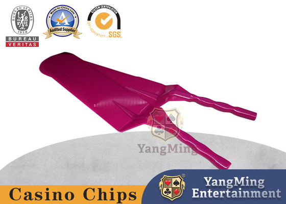 Hochwertige Rose Rot ABS Plastik Poker Tisch Spiele Tisch Top Gratis Karten Pass Schaufel