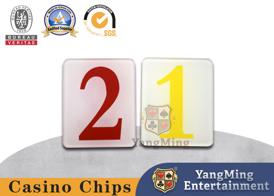 Texas Gaming Poker Table Game-fertigte Digital bereiftes Acrylabdeckungs-Brett besonders an