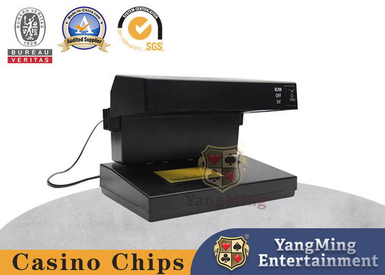 Klassische schwarze Kunststoff UV Lila Licht Poker Chip Code Check Lamp Banknote Gelddetektor